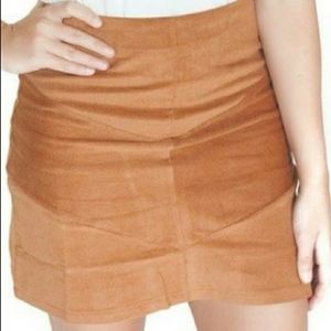 New W/ Tags! Very J Brown Corduroy Mini Skirt